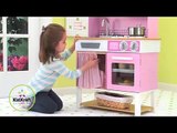 KidKraft Home Cooking Kitchen 53198 Girls Pink Play Toy Kitchen At http wooden toys direct