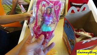McDonalds Happy Meal for Kids: Hot Wheels Cars and Barbie Dolls