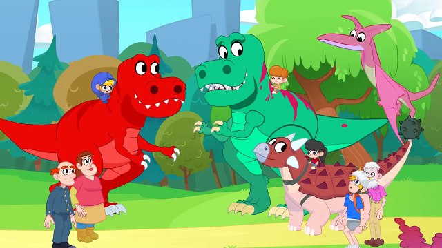 Dinosaur bandits steal a T rex! Morphle the dinosaur superhero saves the day! Kids video