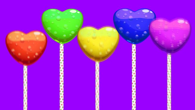 Heart Candy Daddy Finger Song Lollipops Finger Family Nursery Rhyme