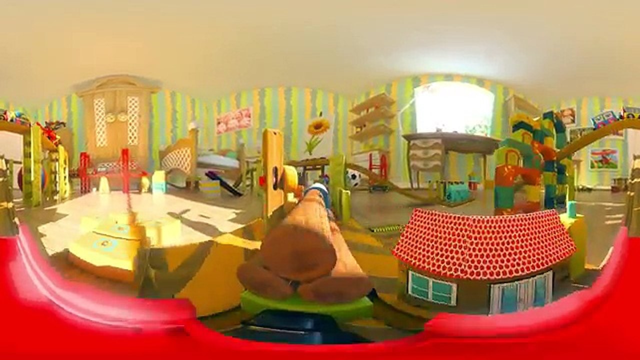 360 Video Roller Coaster VR HD Gummy Bear Candy Coaster Animated Train ride 360 video for
