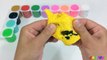 Learn Colors with Yogurt Surprise Kinetic Sand vs Clay Slime vs Silly Putty vs Play Doh vs