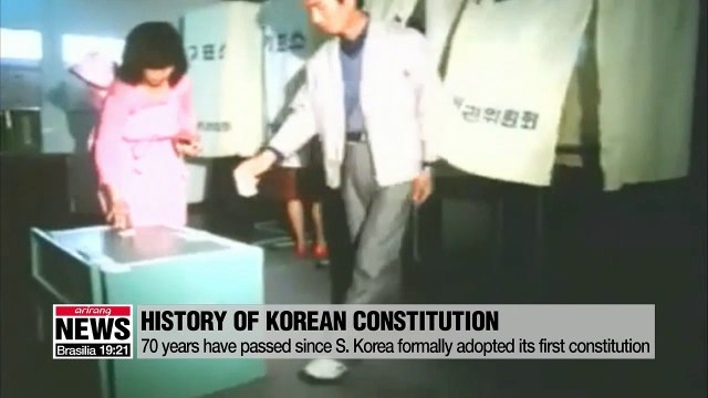 S. Korea observes 70th Constitution Day amid calls for revision