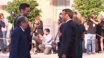France welcomed by President Macron to Elysee Palace