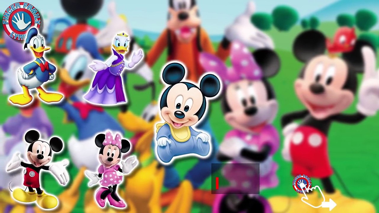 Mickey Mouse Finger Family. Mickey Mouse Nursery Rhymes Lyrics
