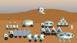 Mars Vehicles Scout Pod Farming Pods Mining Pods Science Lab Kids Vehicles