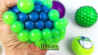 Kids Learn Colors with Squish Splat Ball & Squishy Slime Stress Balls Toys