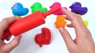 Play Doh We Modelling Clay from Color of Molds Duck into Heroes from Cartoons Hello Kitty