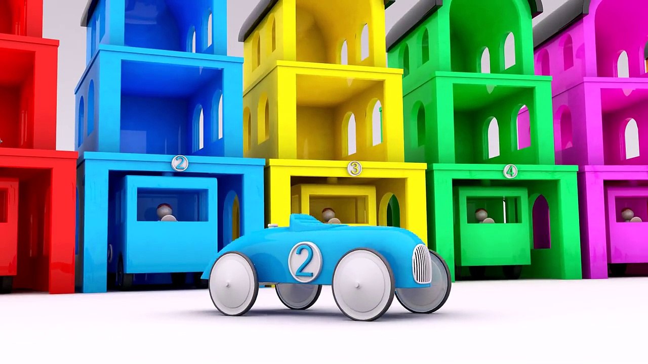 Colors for Children to Learn with Street Vehicles Fire Trucks Cars | Learning Colours and
