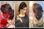 Most Beautiful Indian Wedding Bridal Hairstyles, Indian Wedding Hairstyles For Beautiful Women #3