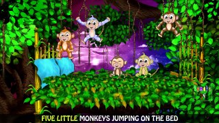 Five Little Monkeys Jumping on the Bed Nursery Rhymes