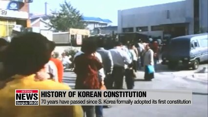 S. Korea observes 70th Constitution Day amid calls for revision