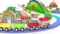 Trains for children. Educational videos cartoons for toddlers. Learn wild animals with a ZOO train