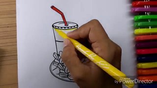 Learn colors for children Fast Foods Kids Children Learning Colors Videos