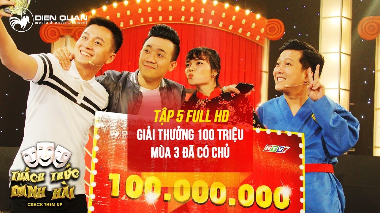 Thách thức danh hài 3 - tập 5 full hd- giải thưởng 100 triệu mùa 3 đã thuộc về -cô gái khoe vàng-