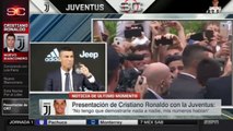 OFICIAL Cristiano Ronaldo Es Presentado En La Juventus, Le Manda Mensaje Al Madrid y Messi