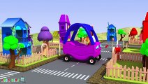 Cars for Kids   Car Cartoons for Children   Tow Truck   Police Car   Monster Trucks for Children