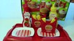 Toy kitchen burger play set PlayDoh Mc French Fries playing burger & cupcakes toy