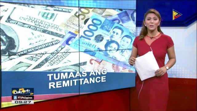 Remittance ng mga OFWs, tumaas