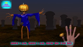Halloween Pumpkin Finger Family Songs 2 | Halloween Songs for Children in 3D