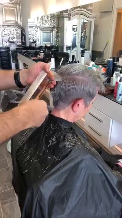 How to cut a Short layered haircut tutorial