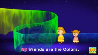 Colors Song | Nursery Rhymes | Learn Colors with Elly & Eva | Original Song By Kidscamp