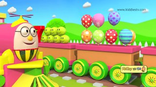 टॉय ट्रैन के साथ गिनती | learn numbers with humpty the train | learn | toy train | kiddies