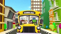 Wheels On The Bus Go Round and Round | Nursery Rhymes For Children | Nursery Ryhmes