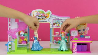 FROZEN Elsa BIRTHDAY SURPRISE for Anna! GIANT PLAY DOH Egg Surprise Toys Num Noms Shopkins