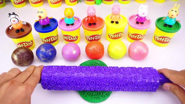 Learn Colors Play Doh Ice Cream Elephant Peppa Pig Molds Fun & Creative for Kids EggVideos