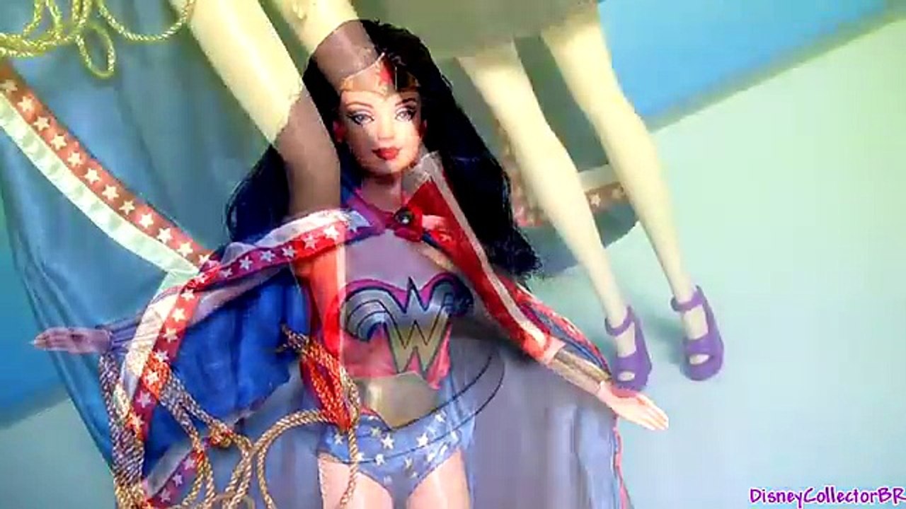 Elsa Dress Up as Wonder Woman Halloween Costume new Disney Frozen Superhero DC Comics