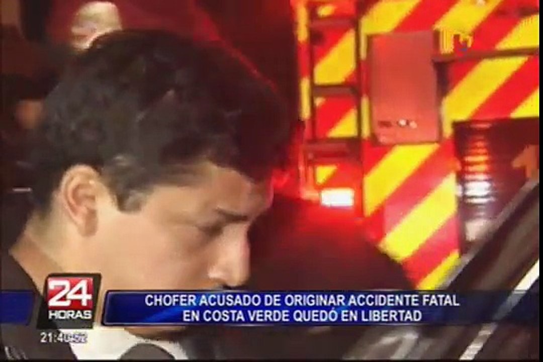 Sujeto que ocasionó fatal accidente en la Costa Verde salió en libertad