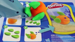 New Play Doh Makeables Set with Sharks and Fish and Playdough Coral with Disney Finding Ne
