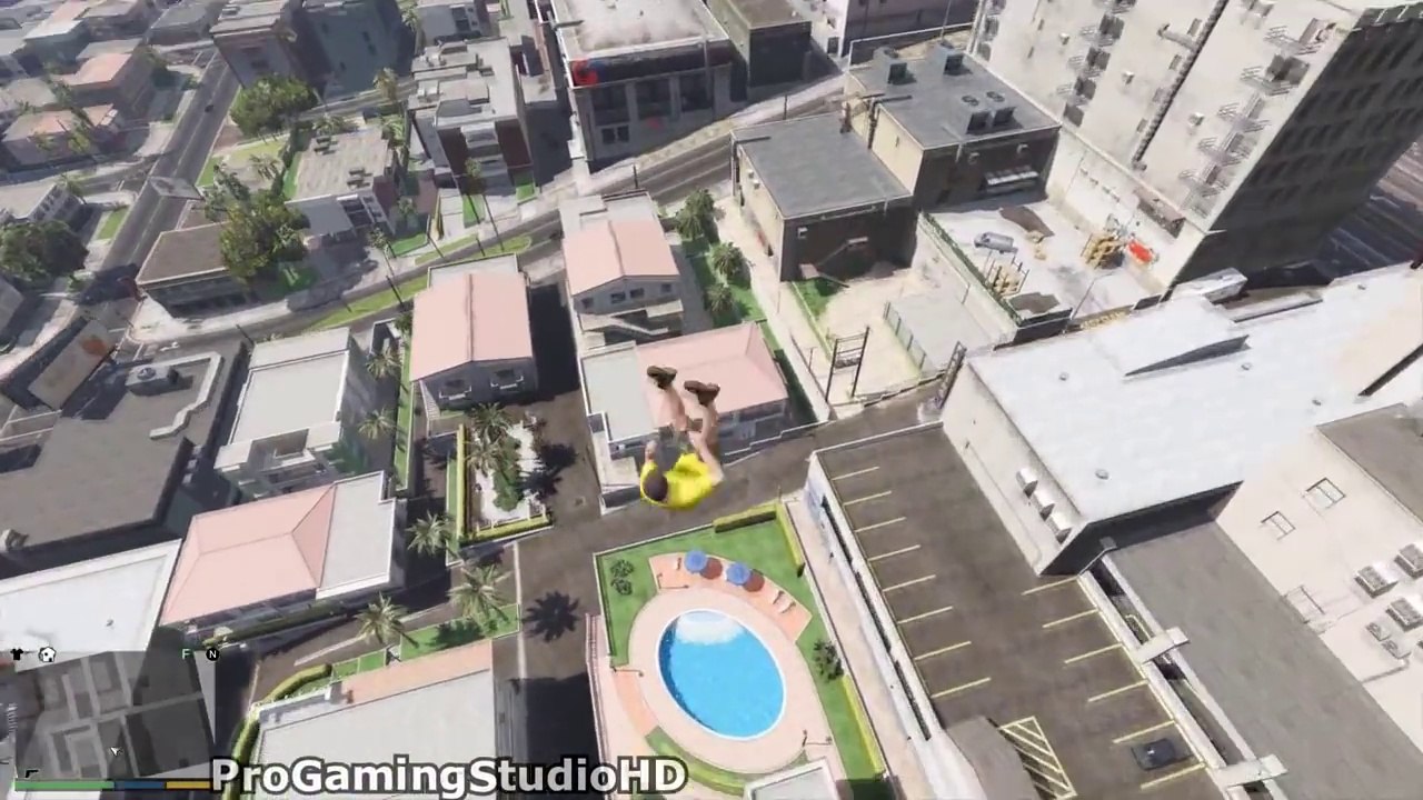 GTA 5 CRAZY Jumps Falls Compilation