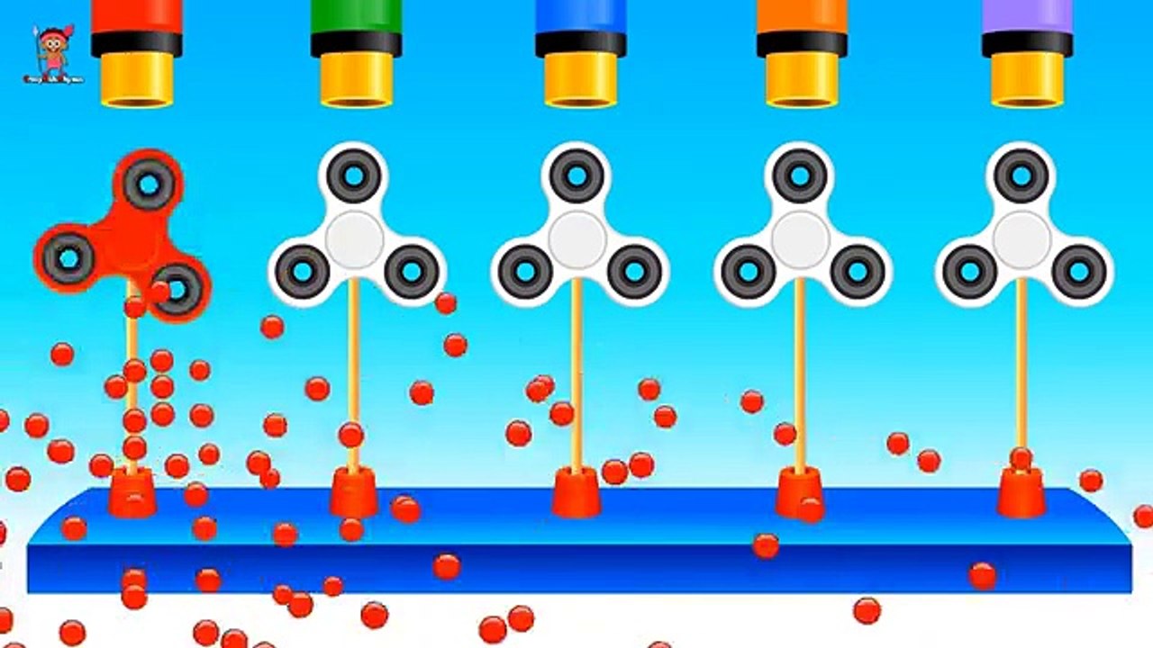 Learn Colors for Kids with Fidget Spinner | Learn Colours with Balls | Preschool Kids Learning Vide