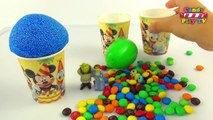 Play Doh ICE CREAM with Surprise Eggs Disney Minnie Mickey Mouse Play Doh Ice Cream for Ki