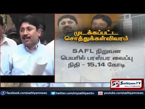 Enforcement orders to freeze the assets of the Maran and his brothers