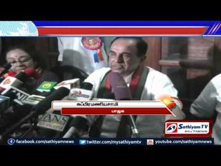 முதல்வராக ஜெயலலிதா பதவியேற்பதில் பிரச்சனையில்லை - Subramanian Swamy