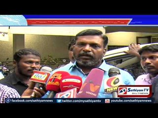 Central government is acting against Tamil Nadu: Thirumavalavan.