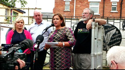 Northern Ireland Rally: Attempt to calm republican violence