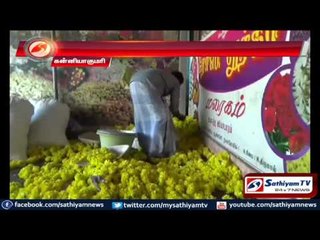 Kanyakumari: Flower price rises in Devanai flower market