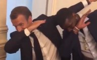 Le DAB du Président Macron et de Paul Pogba à l'Elysée !
