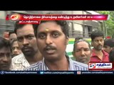 Pondicherry : People protest as women dies after head gets struck in machine