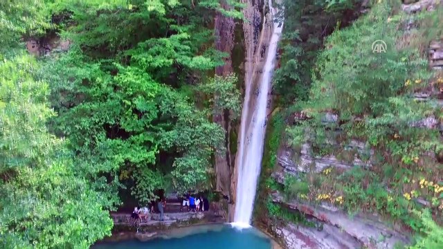 Erfelek Tatlıca Şelaleleri'ne ziyaretçi akını - SİNOP