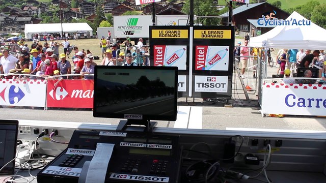 Tour de France 2018 - Francois Thiébaud le PDG de Tissot sur le Tour de France lors de la 10e étape Annecy - Le Grand Bornand