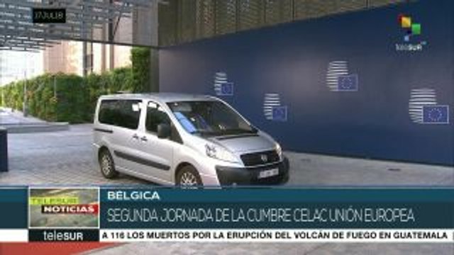Continúa cumbre de cancilleres de la UE y la CELAC en Bruselas