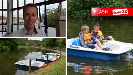 FLASH | Coudekerque-Branche - Pédalos au parc du Fort Louis