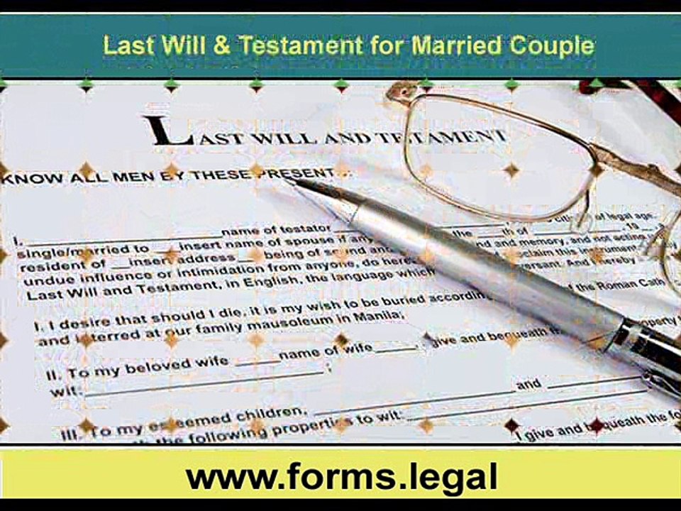 Last Will and Testament Docs