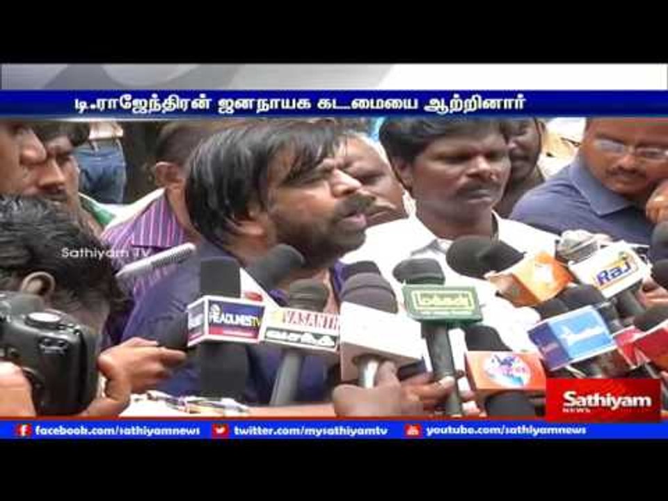 T. Rajendran casts vote