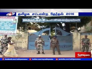 ADMK candidate CV Shanmugam castes his vote: Vilupuram.